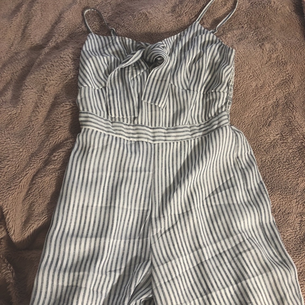 Striped Jumpsuit